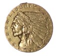 2 1/2 dolara - USA - Indianin - Indian Head - 1911 rok 