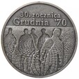 10 złotych - 30. rocznica Grudnia 70 - 2000 rok