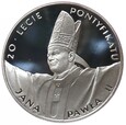 10 złotych - 20-lecie pontyfikatu Jana Pawła II - 1998 rok