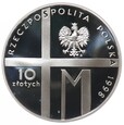 10 złotych - 20-lecie pontyfikatu Jana Pawła II - 1998 rok