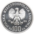 100 złotych - Ochrona Środowiska - Głuszec - 1980 rok