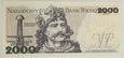 Banknot 2000 zł 1982 rok - Seria BY