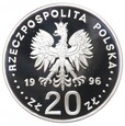 Moneta 20 zł - IV wieki stołeczności Warszawy - 1996 rok