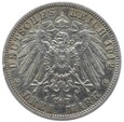 3 marki - Wilhelm II - Prusy - Niemcy - 1912 rok