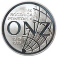 Moneta 20 zł - 50. rocznica powstania ONZ - 1995 rok