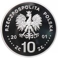 10 złotych - Jan III Sobieski - popiersie - 2001 rok