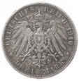 3 marki - Wilhelm II - Niemcy - 1910 rok - A