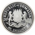 100 szylingów - Mistrzostwa w Piłce Nożnej - Somalia - 2001 rok