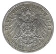 3 marki - Wilhelm II - Prusy - Niemcy - 1910 rok