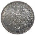 3 marki - Wilhelm II - Niemcy - Prusy - 1909 rok - A