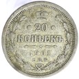 20 Kopiejek - Rosja - 1901 rok 