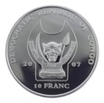10 franc - Pielgrzymka Jana Pawła II - Kongo - 2007 rok
