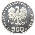 500 złotych - Ochrona Środowiska - Łabędź - 1984 rok