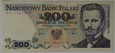 Banknot 200 zł 1979 rok - Seria BM