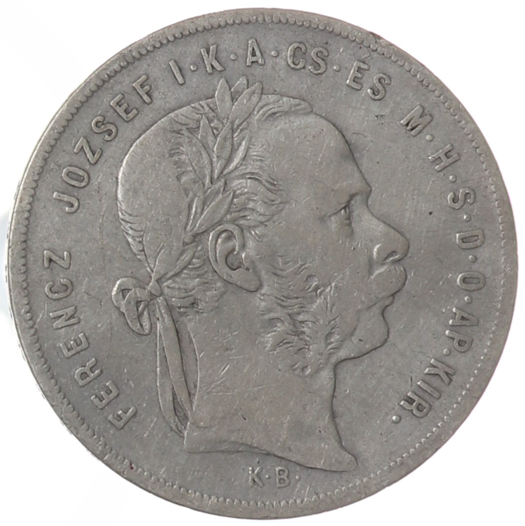 1 Forint - Franciszek Józef I - Węgry - 1879