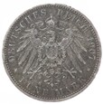 5 marek - Wilhelm II - Prusy - Niemcy - 1907 rok - A
