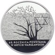 20 zł - 60 Rocznica Powstania w Getcie Warszawskim - 2008 rok 