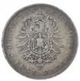 5 marek - Wirtembergia - Niemcy - 1876 rok - F