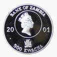 500 kwach - Mundial Niemcy 1954 - Zambia - 2001 rok