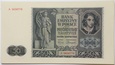 Banknot 50 Złotych - 1941 rok - A