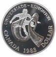 1 dolar - XII Uniwersjada w Edmonton - Kanada - 1983 rok 