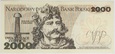 Banknot 2000 zł 1979 rok - Seria AD