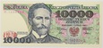 Banknot 10 000 zł 1987 rok - Seria M