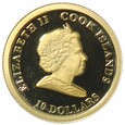 10 dolarów -  Wyspy Cooka - Jan Paweł II-Papież Pilegrzym - 2009