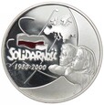 10 złotych - 20-lecie powstania Solidarności - 2000 rok