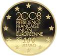 100 Euro - Francuska prezydencja w Radzie UE - Francja - 2008 rok