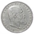 5 marek - Wirtembergia - Niemcy - 1898 rok - F