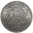 3 marki - Wilhelm II - Niemcy - Prusy - 1910 rok - A