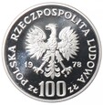 100 złotych - Ochrona Środowiska - Głowa Łosia - 1978 rok - Próba
