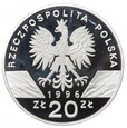 Moneta 20 zł - Jeż - 1996 rok