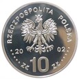 10 zł - August II Mocny - Popiersie - 2002 rok