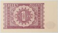Banknot 1 Złoty - Polska Rzeczypospolita Ludowa - 1946 rok 