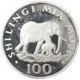 100 szylingów - Ochrona przyrody - Tanzania - 1986 rok