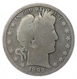 1/2 dolara - Half Dollar - Pół dolara Barbera - USA - 1899 rok