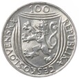 100 koron - 30 rocznica Partii Komunistycznej - Czechosłowacja - 1951