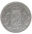 5 franków - Król Leopold II - Belgia - 1873 rok