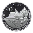 Moneta srebrna, Dukat lokalny - 40 BRALINEK - 2009 rok