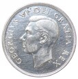 1 dolar - Jerzy VI - Kanada - 1951 rok