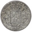 5 franków - Król Leopold II - Belgia - 1868 rok 