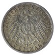 2 marki - Wilhelm II - Prusy - Niemcy - 1905 rok