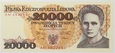 Banknot 20 000 zł 1989 rok - Seria AN