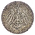 3 Marki - Wilhelm II - Prusy - 1910 rok