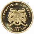 1 500 franków - Benin - Leopard - 2005 rok