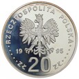 Moneta 20 zł - 500 lat województwa płockiego - 1995 rok