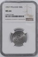 50 Groszy - PRL - 1957 - NGC MS 64