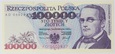 Banknot 100 000 zł 1993 rok - Seria AD